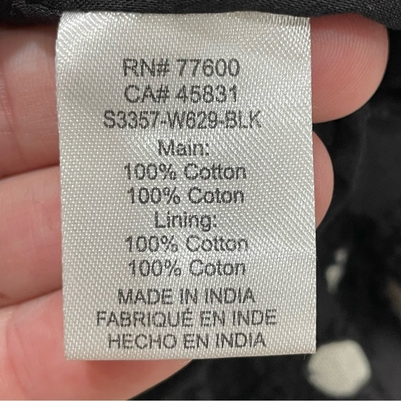 Saltwater Luxe Dottie Middi Dress High Slit Black White Sweetheart Women's Large - Picture 14 of 16